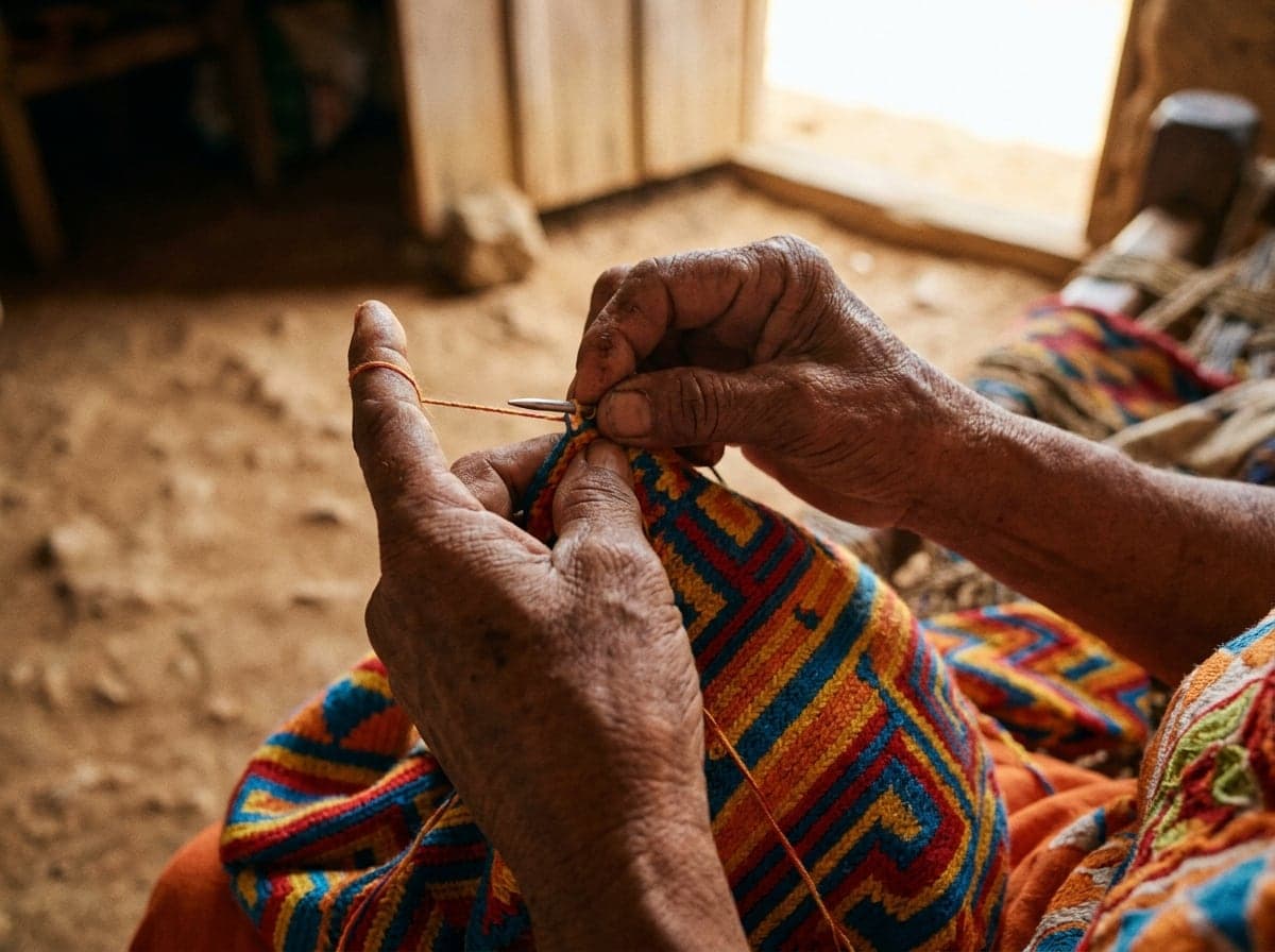 Designed in Europe, woven in La Guajira